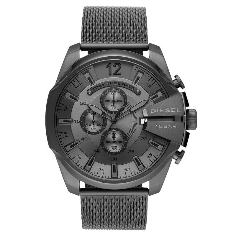 Diesel DZ4527 Mega Chief Chronograph Gunmetal Stainless Steel Mens Watch