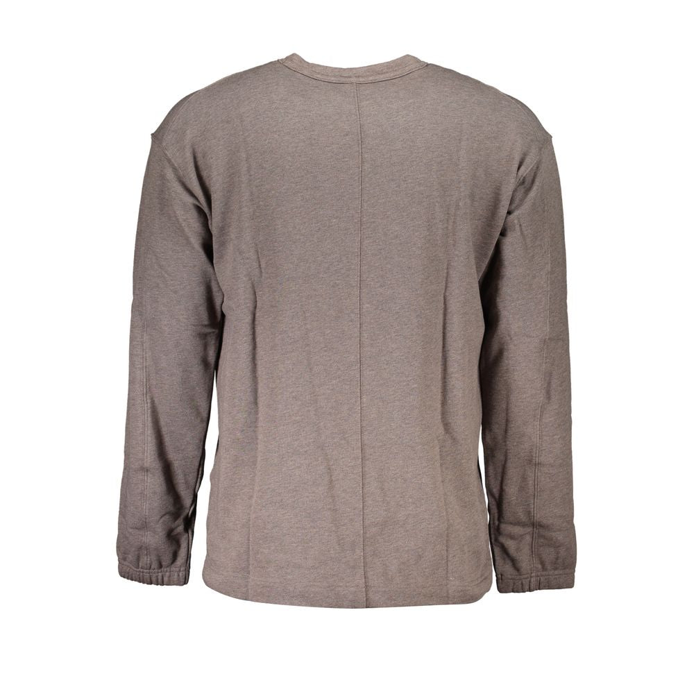 Marrone Cotton Men Sweatshirt
