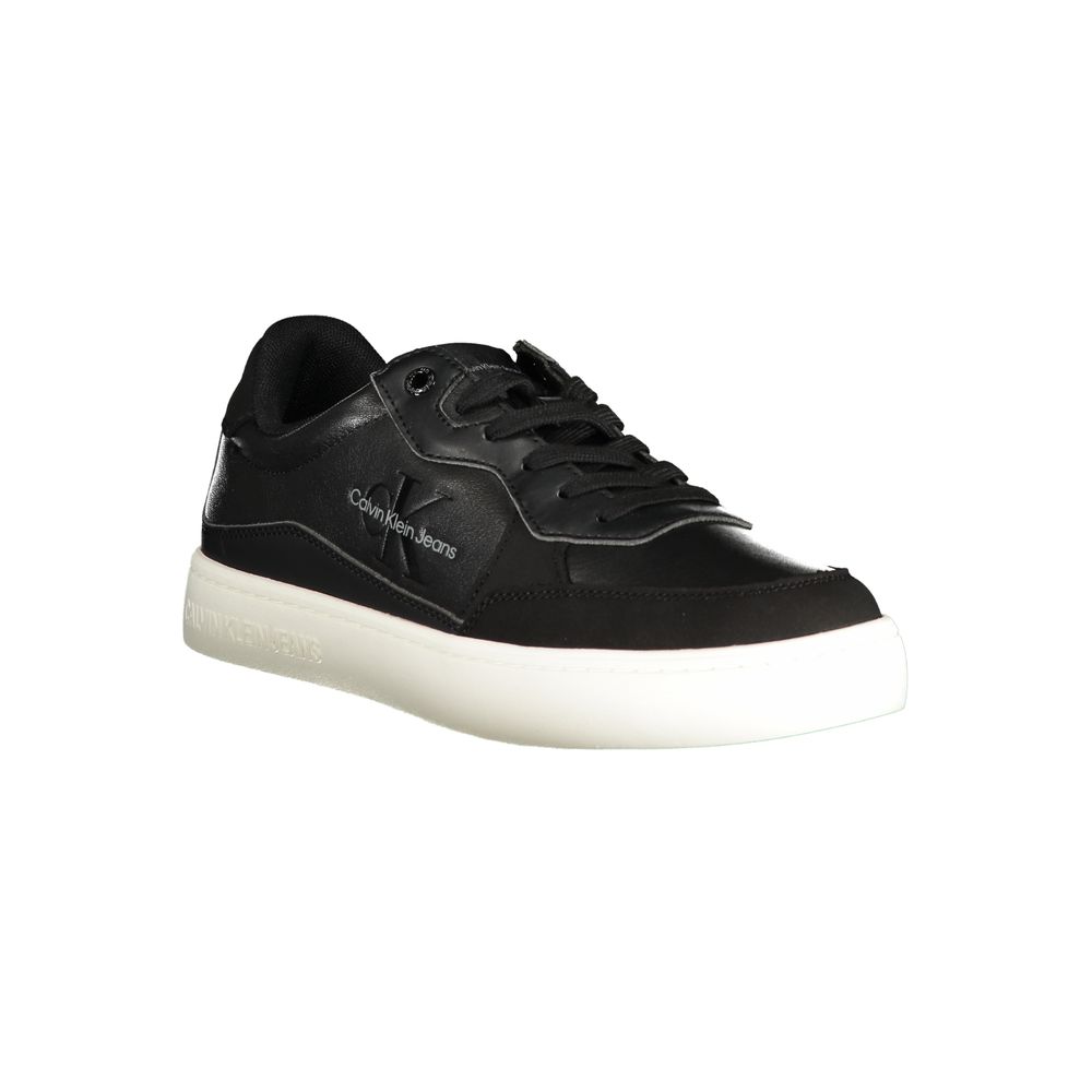 Nero Polyurethane Men Sneaker
