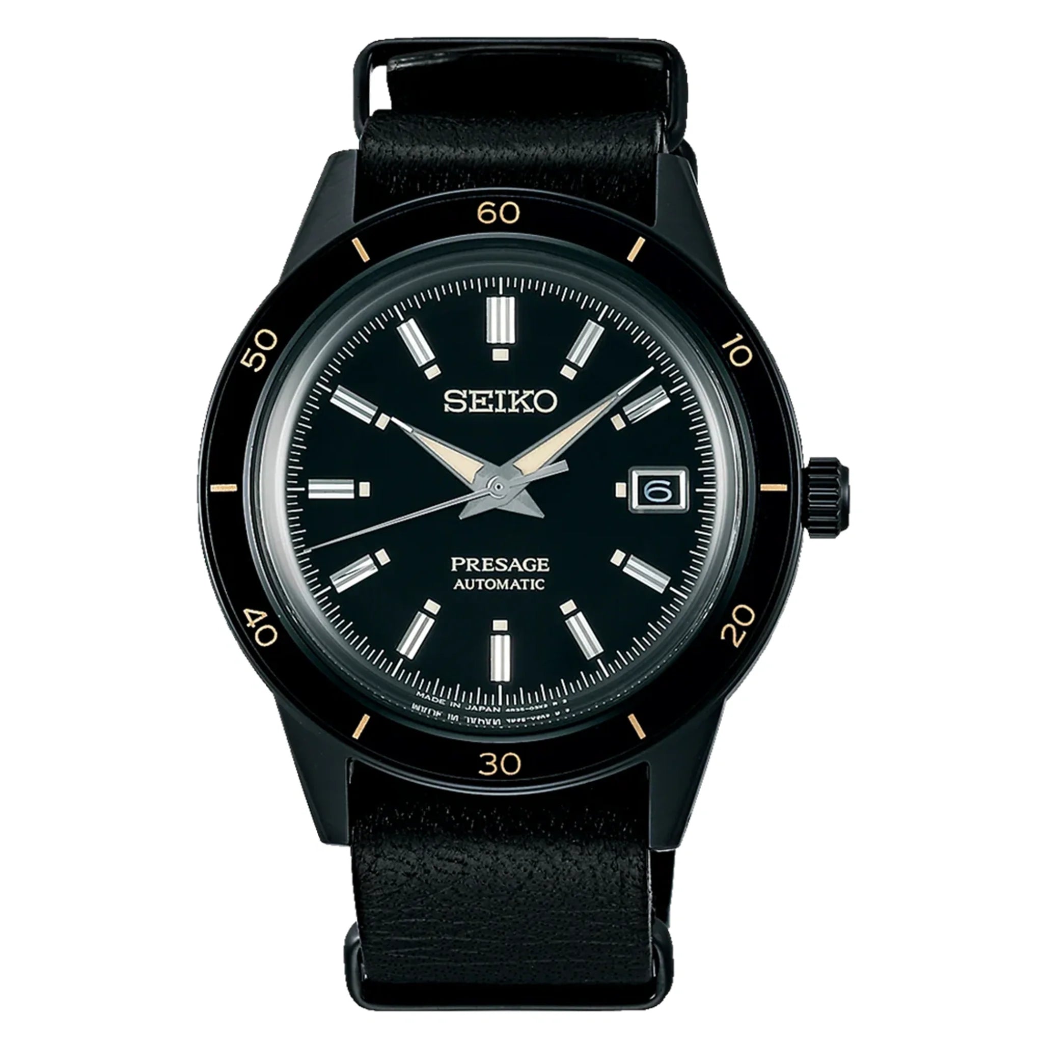 Seiko Presage Automatic Black Dial Men's Watch