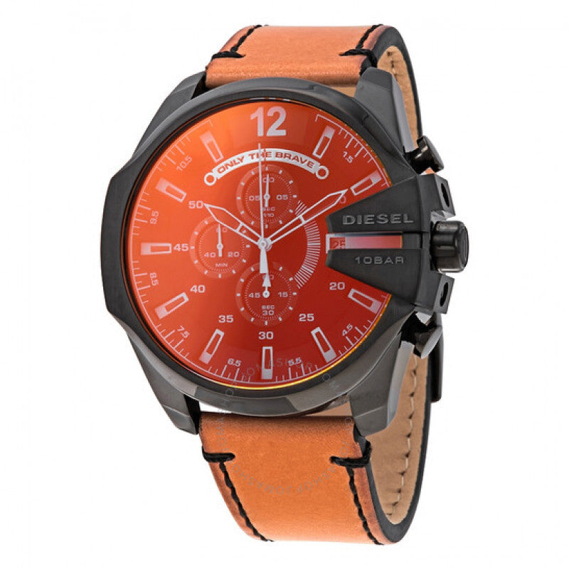 Diesel Mega Chief Chronograph Quartz Black Dial Men's Watch
